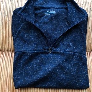 Columbia Zip Up Blue Size Medium